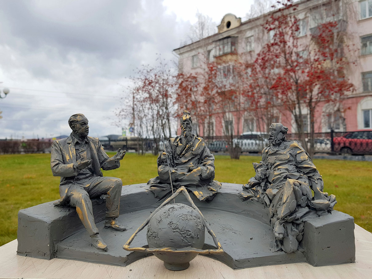 В Сатке состоялась торжественная церемония закладки камня на месте будущей скульптурной композиции «Мыслители»